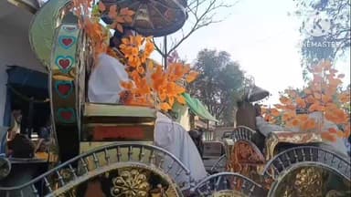 नागौद: गोवराव कला में चंडी माता मंदिर से सिद्धनाथ धाम तक निकाली गई कलश यात्रा