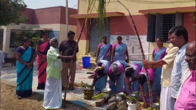 பெரம்பலூர்: பெரம்பலூர் மாவட்டம் பிரம்மதேசத்தில் மாவட்ட கலெக்டரின் நேர்முக உதவியாளர் தலைமையில் சமத்துவ பொங்கல் விழா