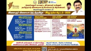 பெரம்பலூர்: பெரம்பலூரில் இளைஞர் விளையாட்டு திருவிழா