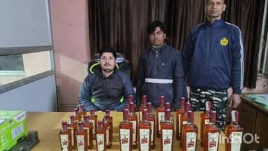 रजौली: जांच चौकी पर बड़ी कार्रवाई, 16.125 लीटर विदेशी शराब और मोटरसाइकिल किया गया जब्त