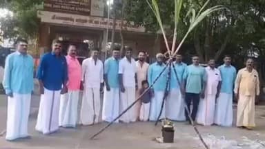 திருச்சுழி: தீயணைப்பு நிலையத்தில் பொங்கல் விழா கோலாக்கலமாக கொண்டாடப்பட்டது