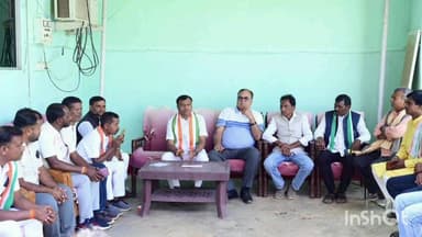 लोहंडीगुडा: ब्लॉक कांग्रेस कमेटी के नव नियुक्त पदाधिकारियों ने पीसीसी चीफ दीपक बैज के गृहग्राम गढ़िया में की मुलाकात