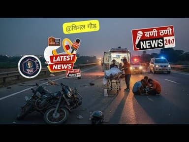 खुशियों का सफर बदला मातम मे डंपिंग यार्ड देखने आ रहे 3 दोस्तों को ट्रक ने रौंदा एक की मौत 2 घायल