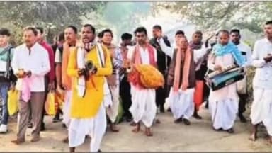 मुसाबनी: बाकड़ा गांव में निकला भव्य नगर कीर्तन, श्रद्धा और भक्ति से गूंजा क्षेत्र
