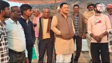 नागौद: जि.पं. सदस्य ज्ञानेंद्र सिंह ज्ञानू ने भरहुत सहित अन्य गांवों में जनता से की मुलाकात