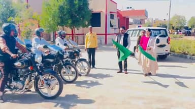 सड़क सुरक्षा को लेकर जागरूकता बाइक रैली #accidentnews #reli #rto #dto #sdm #baik #chalana #khabar