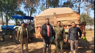 शिवपुरी: एसडीएम की अवैध रेत परिवहन पर कार्रवाई, सिरसौद तिराहे से रेत भरा ट्रैक्टर जब्त