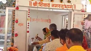 तिल्दा: तिल्दा नेवरा थाना परिसर में शिव मंदिर का निर्माण कर विधिवत प्राण प्रतिष्ठा की गई