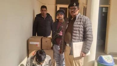 हिसार: सीआईए स्टाफ नारनौंद ने अवैध शराब तस्करी में आरोपी को किया गिरफ्तार, गाड़ी से 15 पेटी देसी शराब बरामद