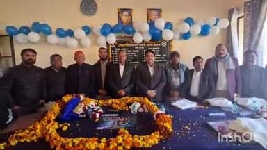 सासनी: सासनी तहसील परिसर में बार एसोसिएशन का सम्मान समारोह आयोजित