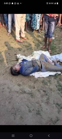 अमौर: अमौर थाना क्षेत्र के तरौना घाट में बोरे में बंद अज्ञात महिला का शव बरामद