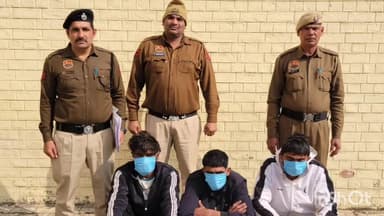 बहादुरगढ़: झज्जर: बेरी थाना पुलिस ने मोबाइल व मोटर चोरी के तीन आरोपियों को किया गिरफ्तार