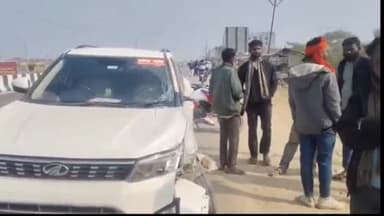 सिराथू: परसरा के पास सनातनी सेना लिखी बेकाबू कार ने बाइक सवार अधिवक्ता को टक्कर मारी, कई मीटर दूर गिरे सवार की दर्दनाक मौत