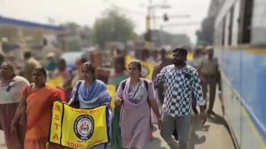 புரசைவாக்கம்: 22 வது நாளாக மாவட்ட ஆட்சியர் அலுவலகம் அருகே போராட்டத்தில் ஈடுபட்ட ஆசிரியர்கள் - குண்டுகட்டாக கைது