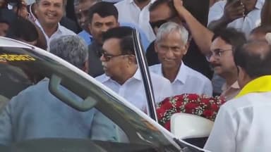 ತುಮಕೂರು: ಕ್ಯಾತ್ಸಂದ್ರದ ಮಾಜಿ ಸಚಿವ ಕೆ ಎನ್ ರಾಜಣ್ಣ ಮನೆಗೆ ಆಗಮಿಸಿದ ಮುಖ್ಯಮಂತ್ರಿ ಸಿದ್ದರಾಮಯ್ಯ