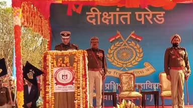 घाटीगांव: पनिहार सीआरपीएफ कैंप में भव्य परेड, 132 बिगुलरों ने दिखाया अनुशासन और कौशल