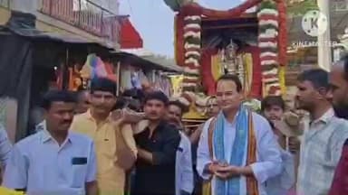 కనుము ఉత్సవంలో అశ్వ వాహనంపై ఊరేగిన ఖాద్రీ నరసింహుడు