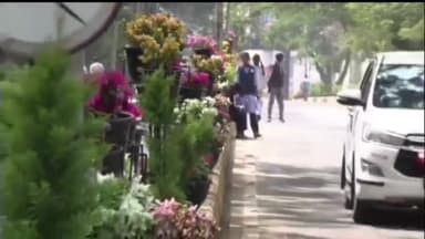 ತುಮಕೂರು: ಬಣ್ಣ ಬಣ್ಣದ ಹೂಗಳಿಂದ ತುಮಕೂರು ನಗರ ಫುಲ್ ಮಿಂಚಿಂಗ್