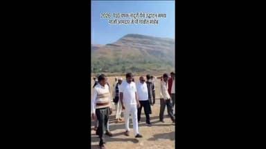 कळवण: नांदुरी येथे सुरू असलेल्या T 10चषक क्रीडा स्पर्धेची केले माजी आमदार जे पी गावित यांनी उद्घाटन