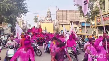 मिरज: सांगली मिरज महापालिका निवडणुकीत जिंकल्यावर प्रभाग क्र 7 मध्ये भाजपचा जल्लोष