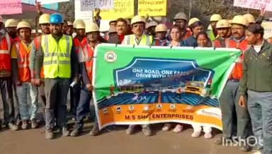 मांडू: शिव एंटरप्राइजेज ने बंजी टाटा स्टील न्यू एफआरएस गेट से टाटा स्टील सिक्यो तक चलाया सड़क सुरक्षा जागरूकता अभियान