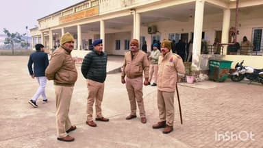 नजीबाबाद: बार काउंसिल (उ०प्र०) चुनाव के दृष्टिगत नजीबाबाद पुलिस ने सिविल न्यायालय परिसर में पुख्ता इंतजाम किए