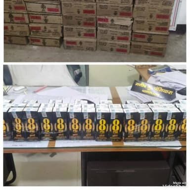 दावथ: चक चातर गांव स्थित एक खलिहान के पुआल में छिपाकर रखी भारी मात्रा में अंग्रेजी शराब पुलिस ने किया ज़ब्त