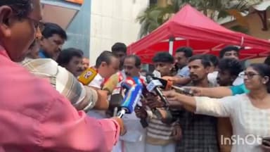 തിരുവനന്തപുരം: ശാപവാക്ക് ചൊരിഞ്ഞവര് മാണി സാറിന് സ്മാരകം പണിയാന് സ്ഥലം അനുവദിച്ചത് സന്തോഷകരമെന്ന് VD സതീശൻ പാളയത്ത് പറഞ്ഞു