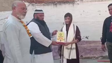धरियावद: यूनिवर्सिटी टॉपर गोल्ड मेडलिस्ट सैयद मुस्कान का मुस्लिम महासंघ धरियावद ने किया इस्तकबाल