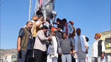 माण्डलगढ़: काछोला बस स्टैंड पर महाराणा प्रताप की प्रतिमा की गई स्थापित