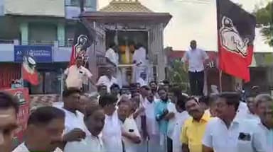 கடலூர்: மஞ்சக்குப்பத்தில் எம்ஜிஆர் சிலைக்கு மாலை அணிவித்து மரியாதை