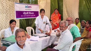 तिरोडा: अदानी फाउंडेशनतर्फे तिरोडा तालुक्यातील १० गावांत महाआरोग्य शिबिर; २,७४४ रुग्णांनी घेतला लाभ