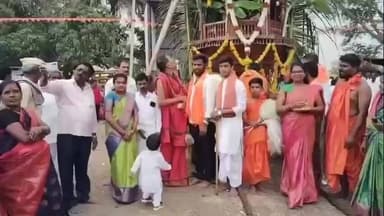 ಬಸವನ ಬಾಗೇವಾಡಿ: ವಡವಡಗಿ ಗ್ರಾಮದ ಕಾಳಿಕಾಂಬಾ ದೇವರ ಜಾತ್ರೆಯ ಅಂಗವಾಗಿ ಅದ್ದೂರಿ ರಥೋತ್ಸವ ವಿಜೃಂಬಣೆಯಿಂದ ಆಚರಣೆ