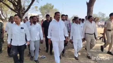 ధర్మపురి: ఈ నెల 20న రాష్ట్ర ఉప ముఖ్యమంత్రి భట్టి విక్రమార్క ధర్మపురి పర్యటనకై ఏర్పాట్ల పరిశీలనలో మంత్రి లక్ష్మణ్ కుమార్