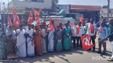 మానకొండూరు: 19న జరిగే కార్మిక ప్రదర్శన,సభ విజయవంతం చేయాలని మానకొండూర్ లో సిఐటియు ఆద్వర్యంలో జీప్ జాత ప్రారంభం