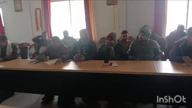 गावां: गावां ब्लॉक में झंडा तोलन के समय-सारणी निर्धारण को लेकर हुई बैठक