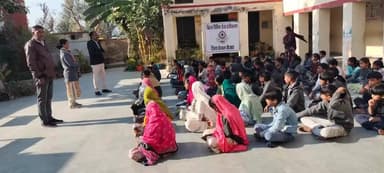 पर्यावरण संरक्षण एवं प्रदूषण नियंत्रण, वन व बालिका "सृजन की सुरक्षा"योजना के तहत जागरूकता शिवर आयोजित