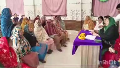 संभल: आलम सराय स्थित कांग्रेस कार्यालय में महिला कांग्रेस की राष्ट्रीय प्रभारी ने महिला संगठन के कार्यकर्ताओं के साथ की मीटिंग