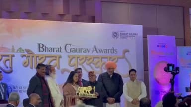 फूलिया कलां: देवरिया ग्राम पंचायत की प्रशासक किस्मत गुर्जर को भारत गौरव पुरस्कार से सम्मानित किया, चंडीगढ़ में राज्यपाल ने किया सम्मान