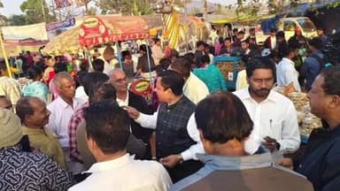 ତେଲକୋଇ: ଖୁଣ୍ଟାପଡ଼ା ଠାରେ ପବିତ୍ର ମକର ସଂକ୍ରାନ୍ତି ଉପଲକ୍ଷେ ଆୟୋଜିତ ମେଳାରେ ଅନୁଷ୍ଟିତ ଯୋଗଦେଲେ ବିଧାୟକ