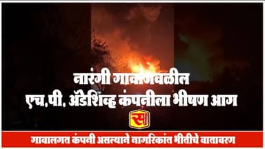 एच पी ॲडेशिव्ह कंपनीला भीषण आग