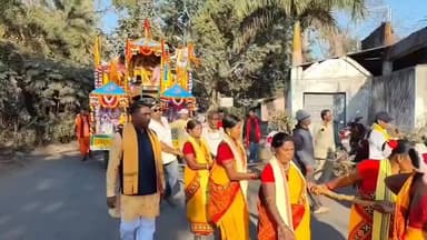 ଗୋବିନ୍ଦପୁର: ହରିଙ୍କ ସହ ମକର ବସିବା ପରେ ଗୋବିନ୍ଦପୁର ଜଗନ୍ନାଥ ମନ୍ଦିରରୁ କେଚ୍ଛୁପାଣି ସ୍ଵମନ୍ଦିର କୁ ବାହୁଡ଼ିଲେ ହର ମହାପ୍ରଭୁ