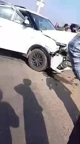 Bhaartmala expressway par bhisad exident hua jishme 2 Gambhir Roop se Ghayal aur 4 hospital jila mein Bharti ha