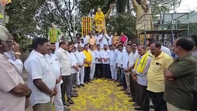 పేదల అభ్యున్నతే టీడీపీ లక్ష్యం: ఎన్టీఆర్ వర్ధంతి కార్యక్రమంలో కొత్తపేట ఎమ్మెల్యే బండారు