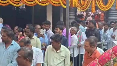 ಚಿಕ್ಕೋಡಿ: ಯಡೂರ ಶ್ರೀವೀರಭದ್ರೇಶ್ವರ ವಿಶಾಳಿ ಜಾತ್ರಾಮಹೋತ್ಸವ ಹಿನ್ನಲೆಯಲ್ಲಿ ಹರಿದು ಬಂದ ಭಕ್ತಸಾಗರ