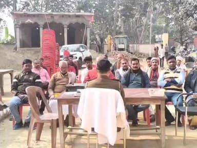 डुमरी कटसरी: सरस्वती पूजा को लेकर श्यामपुर भटहां थाना में शांति समिति की बैठक, लाइसेंस लेना अनिवार्य