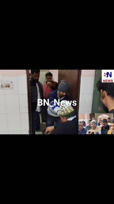 बहरोड कोतवाली थाना अधिकारी विक्रांत शर्मा द्वारा भाजपा कार्यकर्ताओं के साथ मारपीट मामले में नीमराना एडिशनल एसपी सुरेश खी...