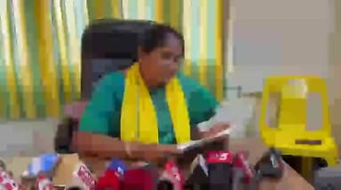 పల్నాడు, తుని లో జరిగిన హత్యలకు జగన్ వ్యాఖ్యలే కారణమన్న మంత్రి సవిత