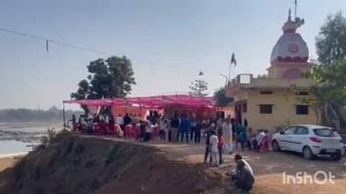 बुदनी: नर्मदा तट ग्वाडिया धाम पर राम कथा का समापन, हज़ारों श्रद्धालु भंडारे में हुए शामिल