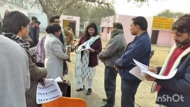 अनूपशहर: अनूपशहर में मतदाता सूची का वाचन संशोधन के लिए बीएलओ सभी बूथों पर मौजूद हैं